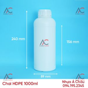 CHAI NHỰA HDPE 1000ML