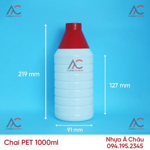 CHAI NHỰA PET 1000ML