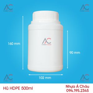 HŨ HDPE 500ML
